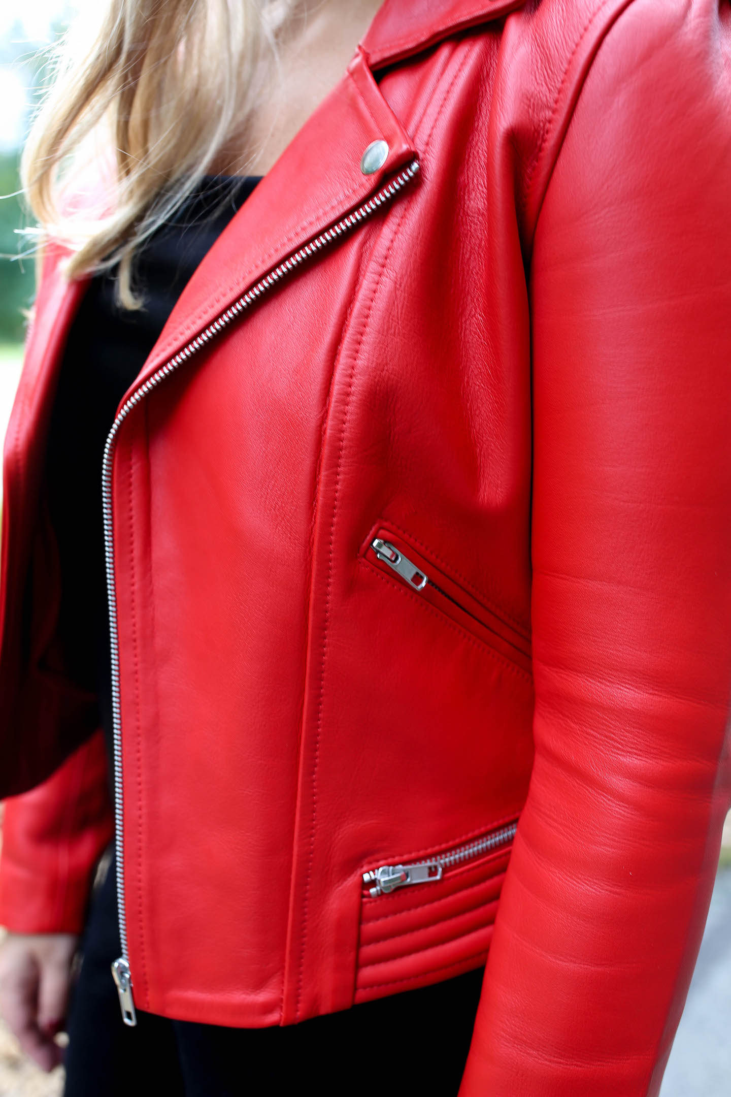 maje red jacket